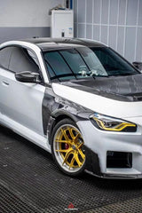 BMW M2 & M2C G87 2023 2024?with Aftermarket Parts - AE V2 Style Front Fenders Carbon Fiber from ArmorExtend