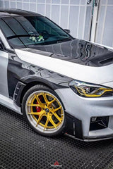 BMW M2 & M2C G87 2023 2024?with Aftermarket Parts - AE V2 Style Front Fenders Carbon Fiber from ArmorExtend
