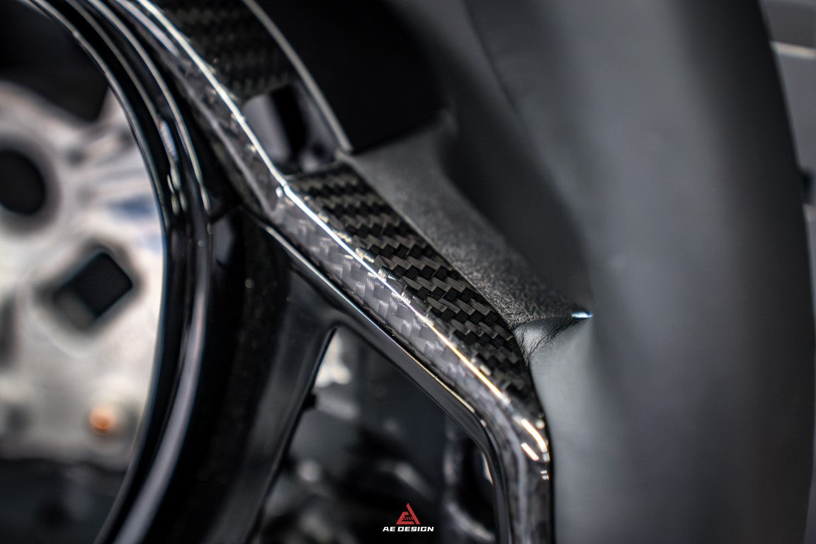 BMW M2 & M2C G87 2023 2024?with Aftermarket Parts - AE Style Steering Wheel?Carbon Fiber & Black Leather?from ArmorExtend
