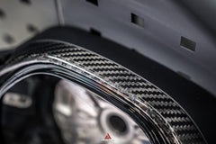 BMW M2 & M2C G87 2023 2024 with Aftermarket Parts - AE Style Steering Wheel Carbon Fiber & Black Leather from ArmorExtend