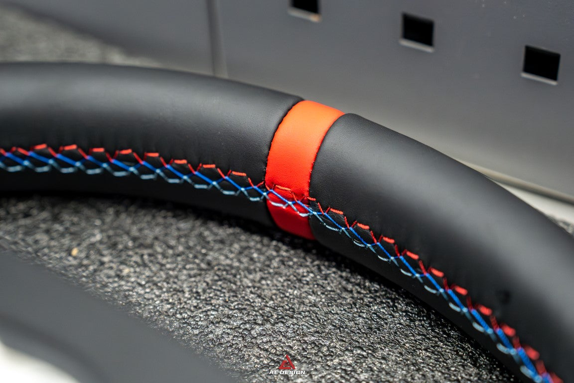 BMW M2 & M2C G87 2023 2024?with Aftermarket Parts - AE Style Steering Wheel?Carbon Fiber & Black Leather?from ArmorExtend