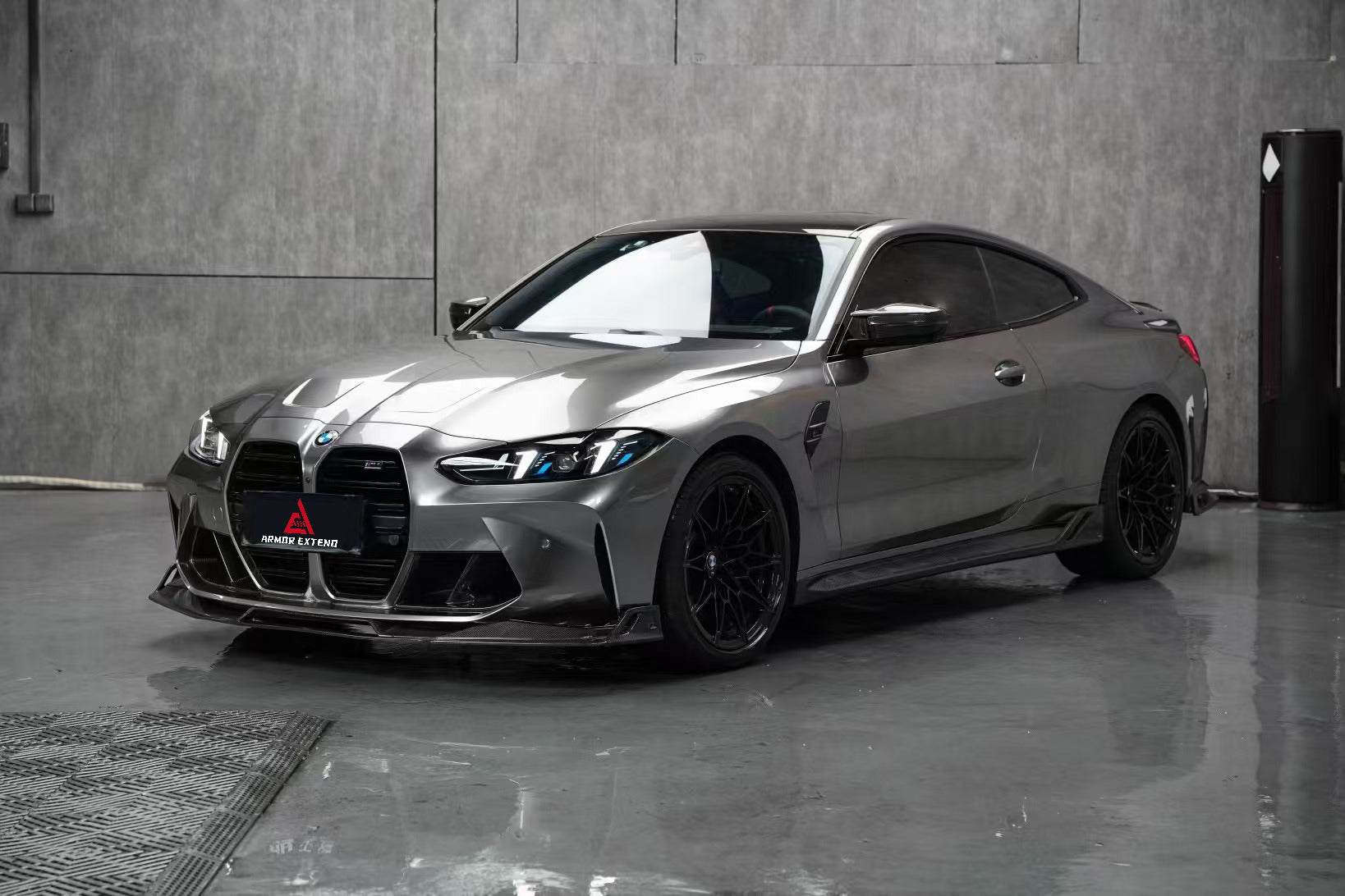 BMW M3 G80 G81 2021 2022 2023 2024 & M4 G82 G83 2021 2022 2023 2024 with Aftermarket Parts - AE Style Side Skirts Carbon Fiber?from ArmorExtend