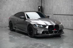 BMW M3 G80 G81 2021-ON & M4 G82 G83 2021-ON with Aftermarket Parts - AE Style Carbon Fiber Side Skirts?from ArmorExtend
