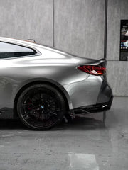 BMW M3 G80 G81 2021 2022 2023 2024 & M4 G82 G83 2021 2022 2023 2024 with Aftermarket Parts - AE V2 Style?Rear Diffuser & Canards Carbon Fiber from ?ArmorExtend