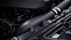 BMW M3 G80 G81 & M4 G82 G83 2021-ON with Aftermarket Parts - ART Style Air Intake Dry Pre-preg Carbon Fiber from ArmorExtend