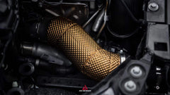 BMW M3 G80 G81 & M4 G82 G83 2021-ON with Aftermarket Parts - ART Style Air Intake Dry Pre-preg Carbon Fiber from ArmorExtend