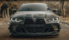 BMW M3 / M3C G80/G81 2021-ON & M4 / M4C G82/G83 2021-ON with Future Design Carbon's Aftermarket Parts - Front Lip MTC Carbon Fiber / FRP