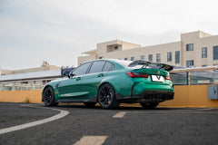 BMW M3 M3C M3CS G80 2021-ON & 3 Series M340i 330i G20 2019-ON with Aftermarket Rear Wing Dry Pre-preg Carbon Fiber from Ventus Velloce