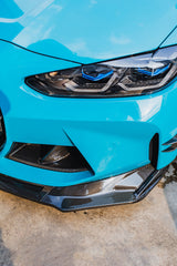 BMW M3 M3C M3CS G80 G81 2021 2022 2023 2024 & M4 M4C M4CS G82 G83 2021 2022 2023 2024 with Aftermarket Parts - MP Style Air Duct Replacement Pre-preg Carbon Fiber from Aero Republic