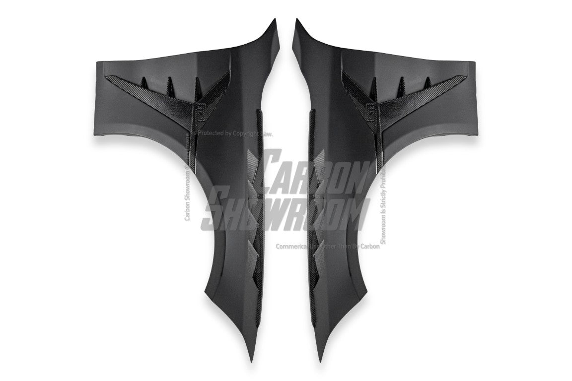 BMW M4CSL M4CS M4C M4 G82 G83 2021-ON with Aftermarket Parts - Hommage+ Front Fenders Carbon Fiber from Geex Village