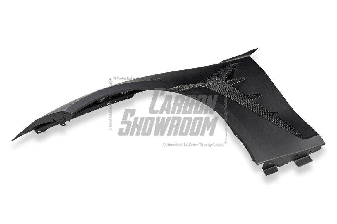 BMW M4CSL M4CS M4C M4 G82 G83 2021-ON with Aftermarket Parts - Hommage+ Front Fenders Carbon Fiber from Geex Village