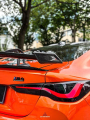 Your BMW M4 G82 2021 2022 2023 2024 & 4 Series G22 430i M440i 2020 2021 2022 2023 2024 with Aftermarket Parts - ART V2 Style Fiber Rear Wing Carbon Fiber from Pre-preg ArmorExtend