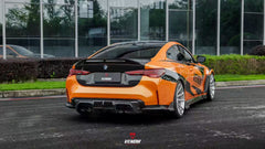 BMW M3 G80 G81 2021-ON  M4 G82 G83 2021-ON with Aftermarket Parts - Venom Sport Series Style Rear Diffuser & Canards Dry Pre-preg Carbon Fiber from ArmorExtend