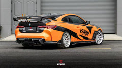 BMW M3 G80 G81 2021-ON  M4 G82 G83 2021-ON with Aftermarket Parts - Venom Sport Series Style Rear Diffuser & Canards Dry Pre-preg Carbon Fiber from ArmorExtend