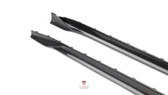 BMW M4 G82 G83 2021-ON with Aftermarket Parts - Venom Sport Series Style Side Skirts Dry Pre-preg Carbon Fiber from ArmorExtend