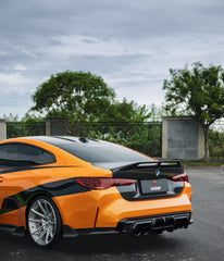  BMW M4 G82 2021-ON & 4 Series G22 430i M440i 2020-ON with Aftermarket Parts - Venom Sport Series Style Rear Lip Ducktail Spoiler Dry Pre-preg Carbon Fiber from ArmorExtend