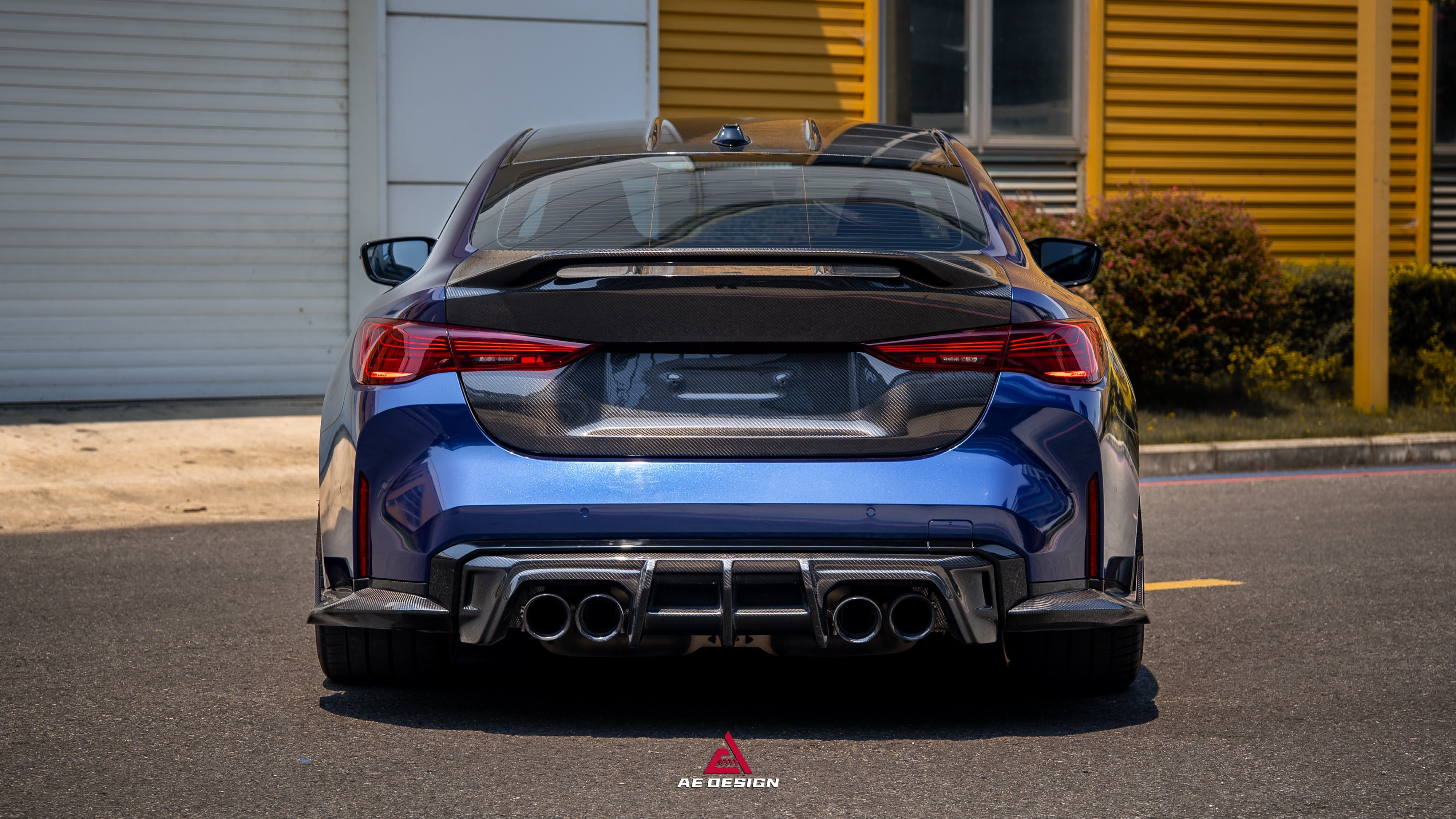 BMW M4 G82 2021-ON & 4 Series G22 430i M440i 2020-ON with Aftermarket Parts - ART V2 Rear Trunk Dry Pre-preg Carbon Fiber from ArmorExtend