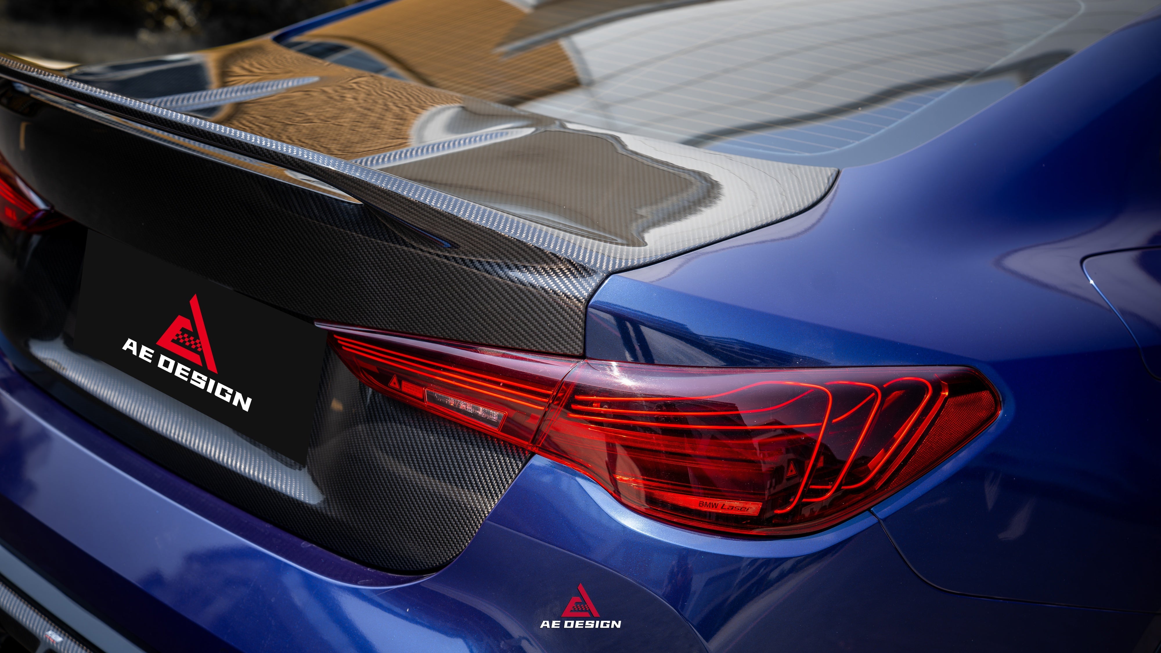 BMW M4 G82 2021-ON & 4 Series G22 430i M440i 2020-ON with Aftermarket Parts - ART V2 Rear Trunk Dry Pre-preg Carbon Fiber from ArmorExtend
