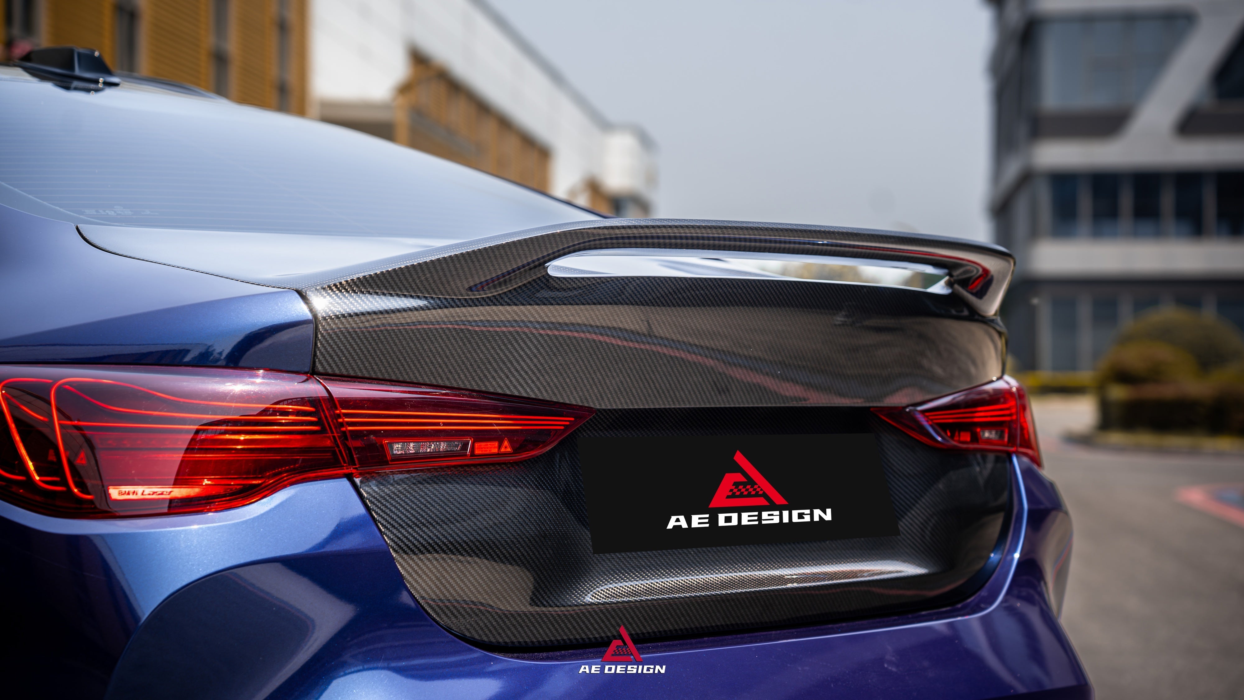 BMW M4 G82 2021-ON & 4 Series G22 430i M440i 2020-ON with Aftermarket Parts - ART V2 Rear Trunk Dry Pre-preg Carbon Fiber from ArmorExtend
