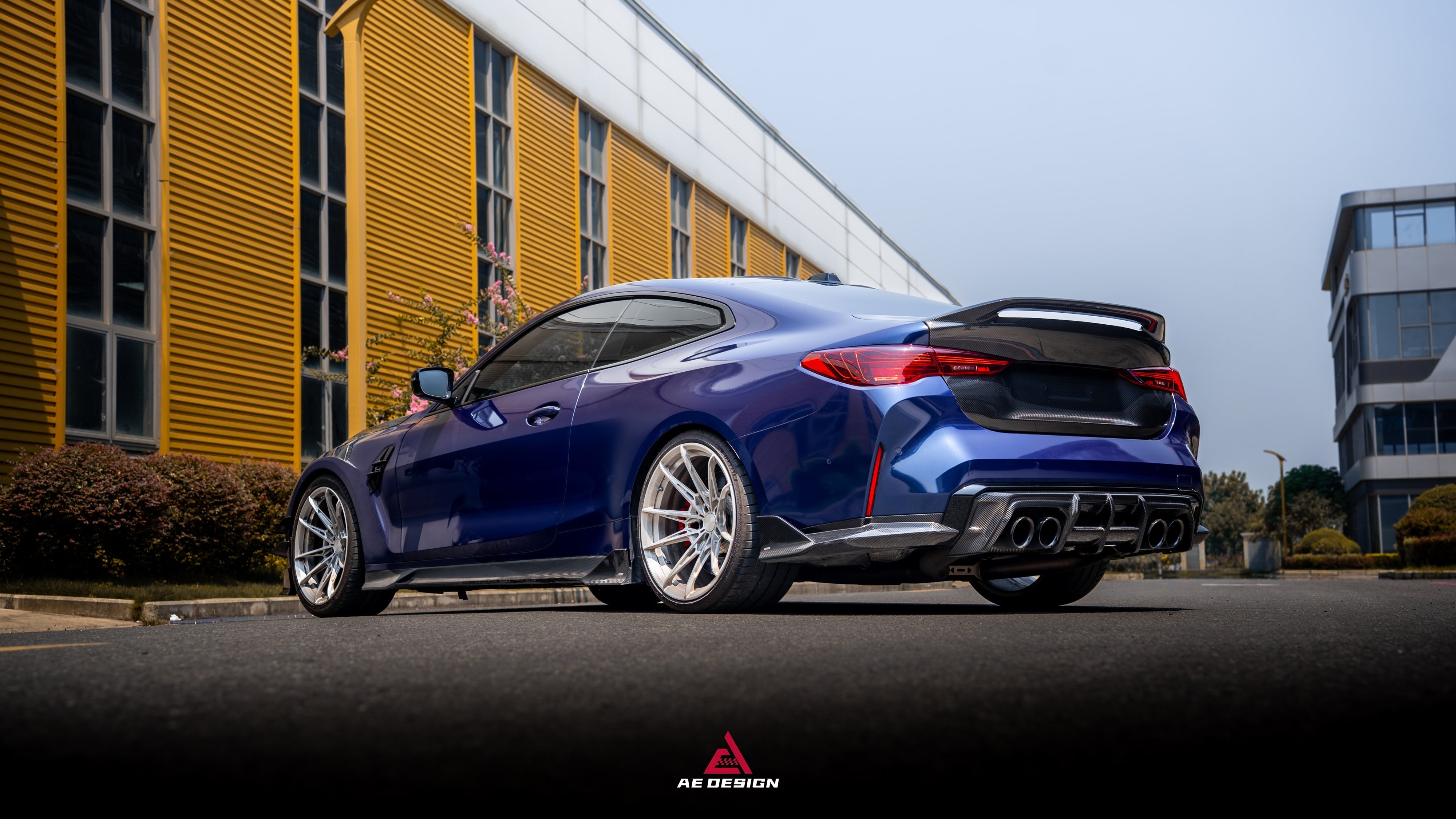 BMW M4 G82 2021-ON & 4 Series G22 430i M440i 2020-ON with Aftermarket Parts - ART V2 Rear Trunk Dry Pre-preg Carbon Fiber from ArmorExtend