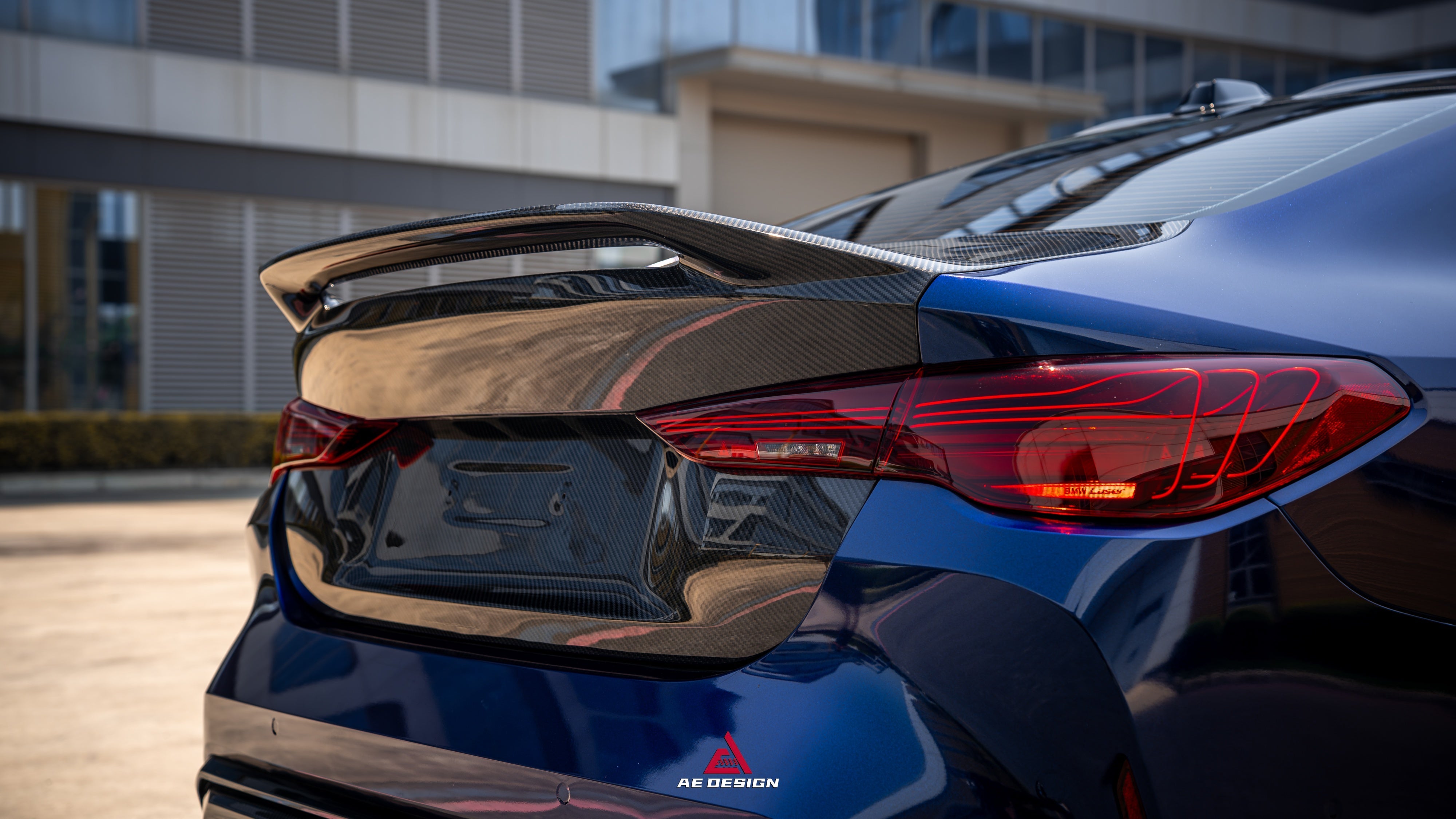 BMW M4 G82 2021-ON & 4 Series G22 430i M440i 2020-ON with Aftermarket Parts - ART V2 Rear Trunk Dry Pre-preg Carbon Fiber from ArmorExtend
