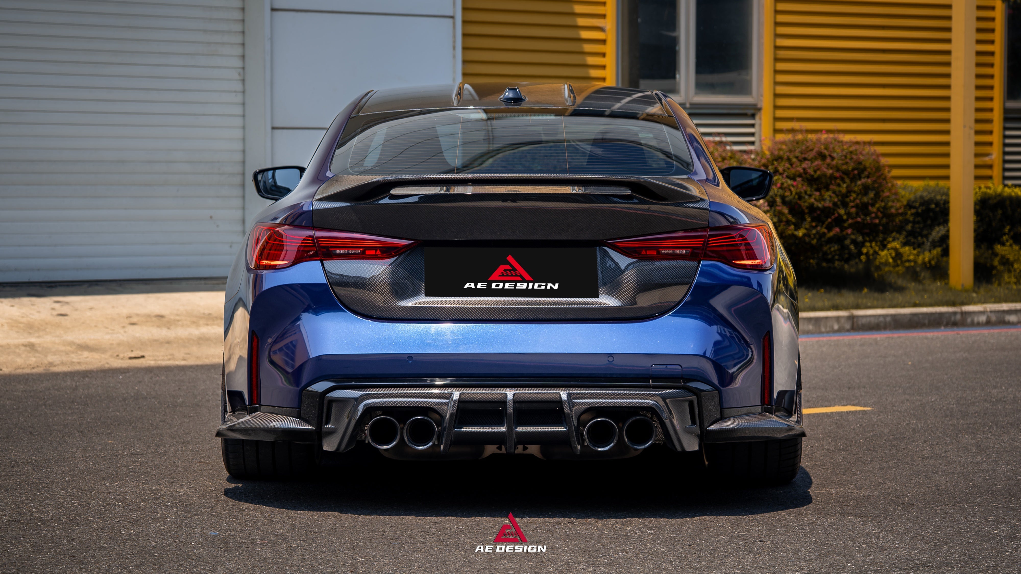 BMW M4 G82 2021-ON & 4 Series G22 430i M440i 2020-ON with Aftermarket Parts - ART V2 Rear Trunk Dry Pre-preg Carbon Fiber from ArmorExtend