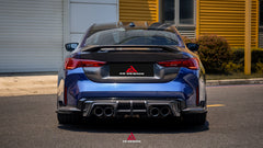 BMW M4 G82 2021-ON & 4 Series G22 430i M440i 2020-ON with Aftermarket Parts - ART V2 Rear Trunk Dry Pre-preg Carbon Fiber from ArmorExtend