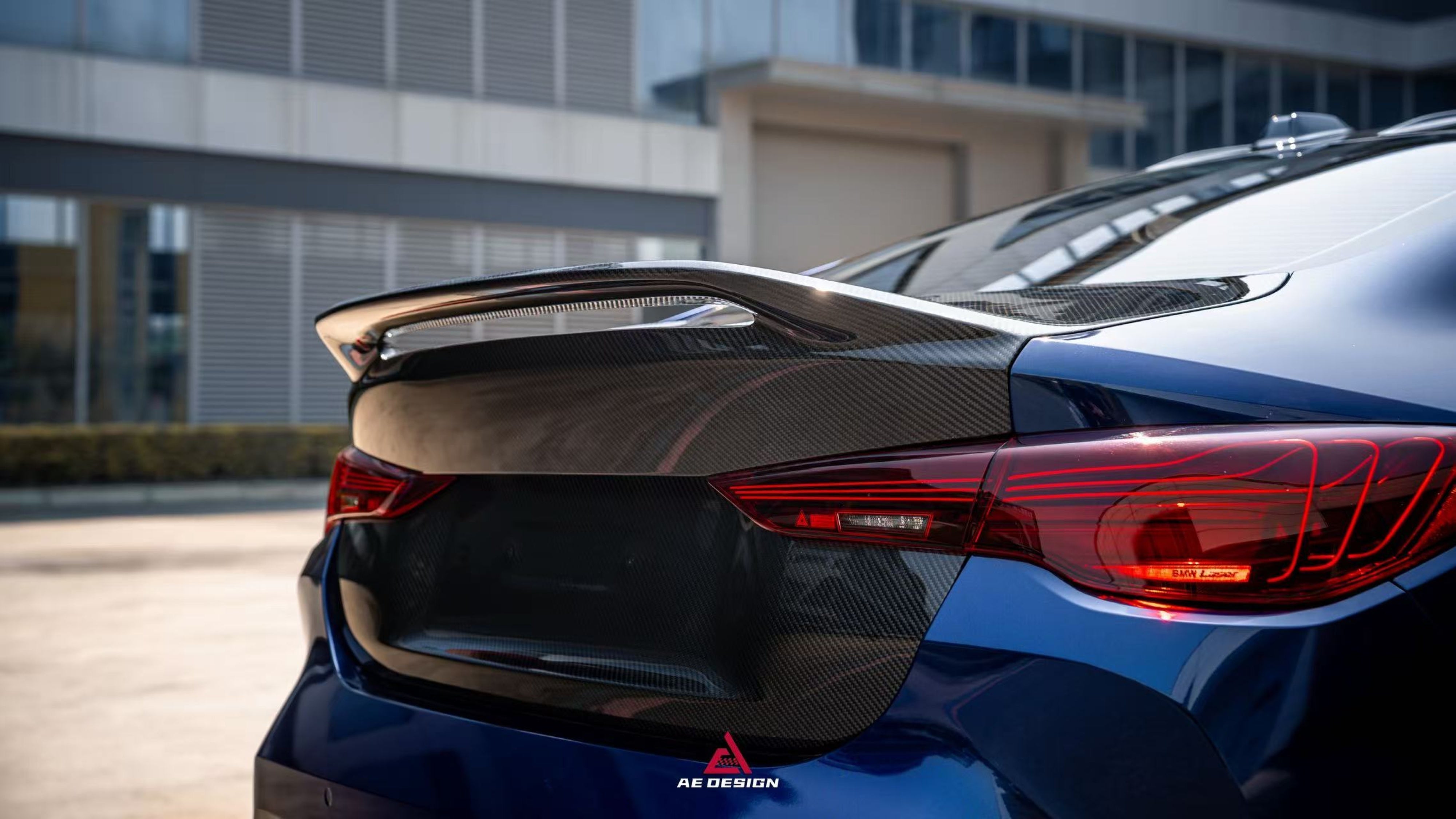 BMW M4 G82 2021-ON & 4 Series G22 430i M440i 2020-ON with Aftermarket Parts - ART V2 Rear Trunk Dry Pre-preg Carbon Fiber from ArmorExtend