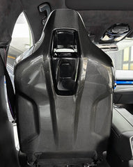 BMW M5C M5 G90 G99 2024-ON with Aftermarket Parts - OEM Style Seat Back Covers (Pair) Dry Pre-preg Carbon Fiber from Aero Republic