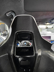 BMW M5C M5 G90 G99 2024-ON with Aftermarket Parts - OEM Style Seat Back Covers (Pair) Dry Pre-preg Carbon Fiber from Aero Republic