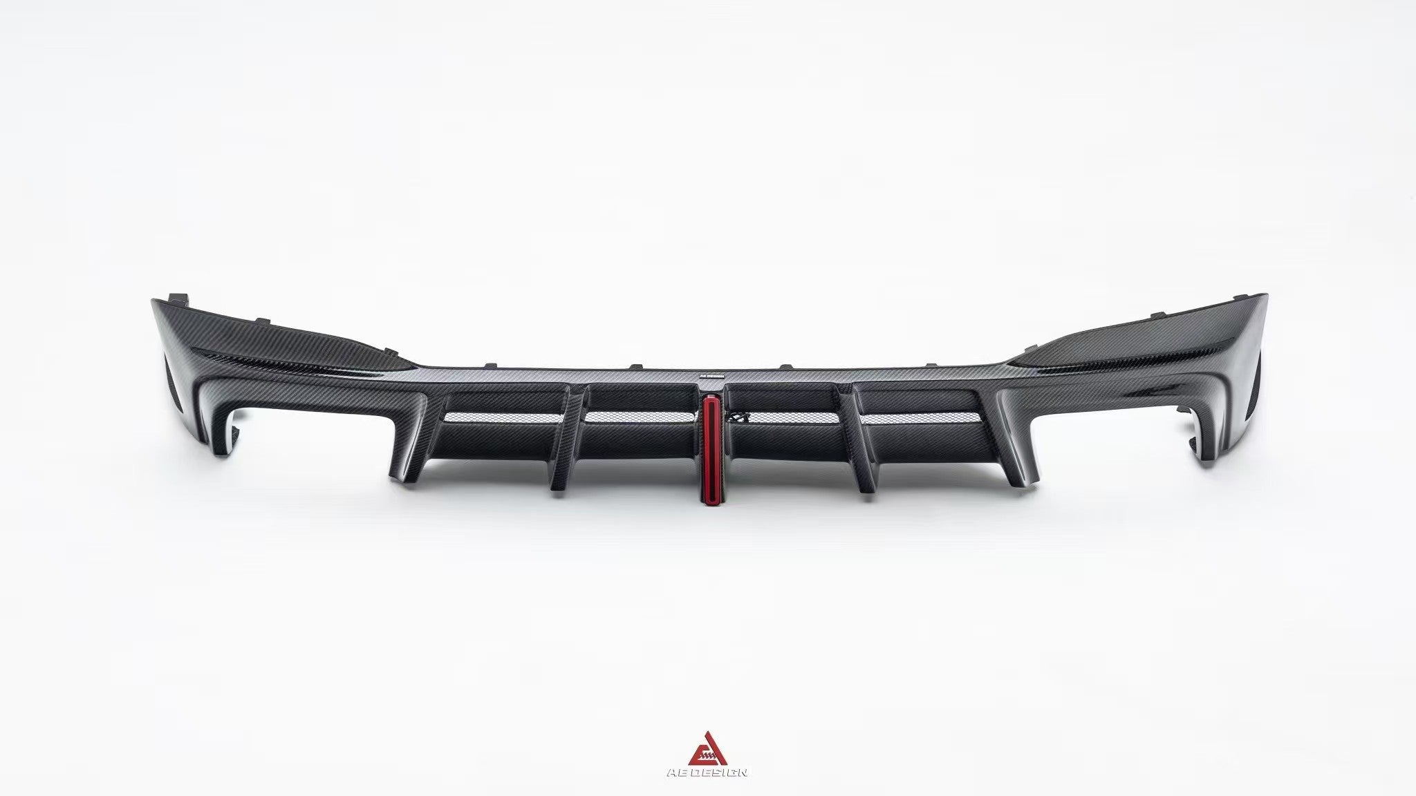 BMW M5/M5C F90 (Fits Both Pre-LCI & LCI) 2018 2019 2020 2021 2022 2023 2024 & 5 Series G30 540i (With M-Package Bumper) M550i (Fits Both Pre-LCI & LCI) 2017 2018 2019 2020 2021 2022 2023 2024 with Aftermarket Parts - AE V2 Rear Diffuser & Canards Carbon Fiber from ArmorExtend