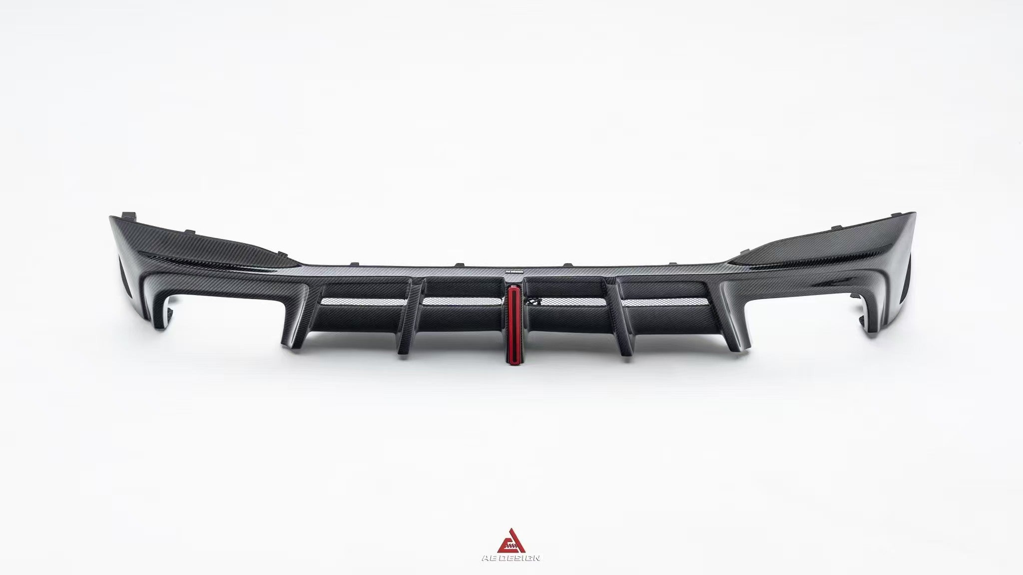 BMW M5/M5C F90 (Fits Both Pre-LCI & LCI) 2018 2019 2020 2021 2022 2023 2024 & 5 Series G30 540i (With M-Package Bumper) M550i (Fits Both Pre-LCI & LCI) 2017 2018 2019 2020 2021 2022 2023 2024 with Aftermarket Parts - AE V2 Rear Diffuser & Canards Carbon Fiber from ArmorExtend