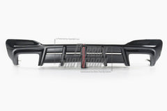 BMW M5/M5C F90 (Fits Both Pre-LCI & LCI) 2018-ON &?5 Series G30 540i M550i (With M-Package Bumper) G30 G31 (Fits Both Pre-LCI & LCI) 2017-ON with Aftermarket Parts - AE Style ABS Rear Diffuser & Rear Canards from ArmorExtend