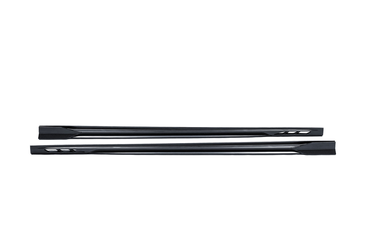 BMW M5 M5C G90 G99 2025-ON with Aftermarket Parts - Side Skirts Dry Pre-preg Carbon Fiber from Ventus Veloce