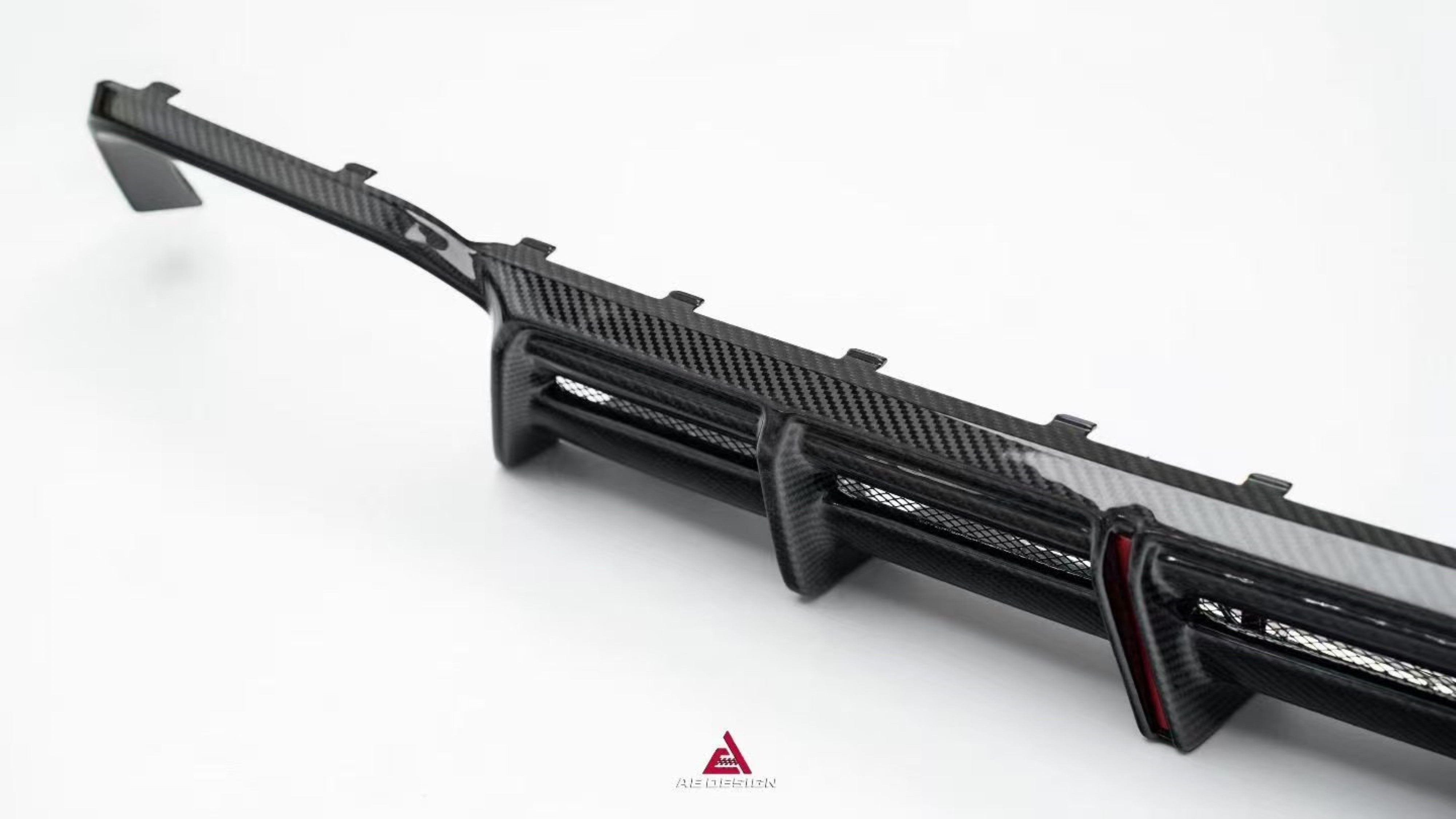 BMW X3M X3MC F97 (Fits Both Pre-LCI & LCI) 2019 2020 2021 2022 2023 2024 with Aftermarket Parts - ART V3 Rear Diffuser Dry Pre-preg Carbon Fiber from ArmorExtend