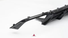 BMW X3M X3MC F97 (Fits Both Pre-LCI & LCI) 2019 2020 2021 2022 2023 2024 with Aftermarket Parts - ART V3 Rear Diffuser Dry Pre-preg Carbon Fiber from ArmorExtend