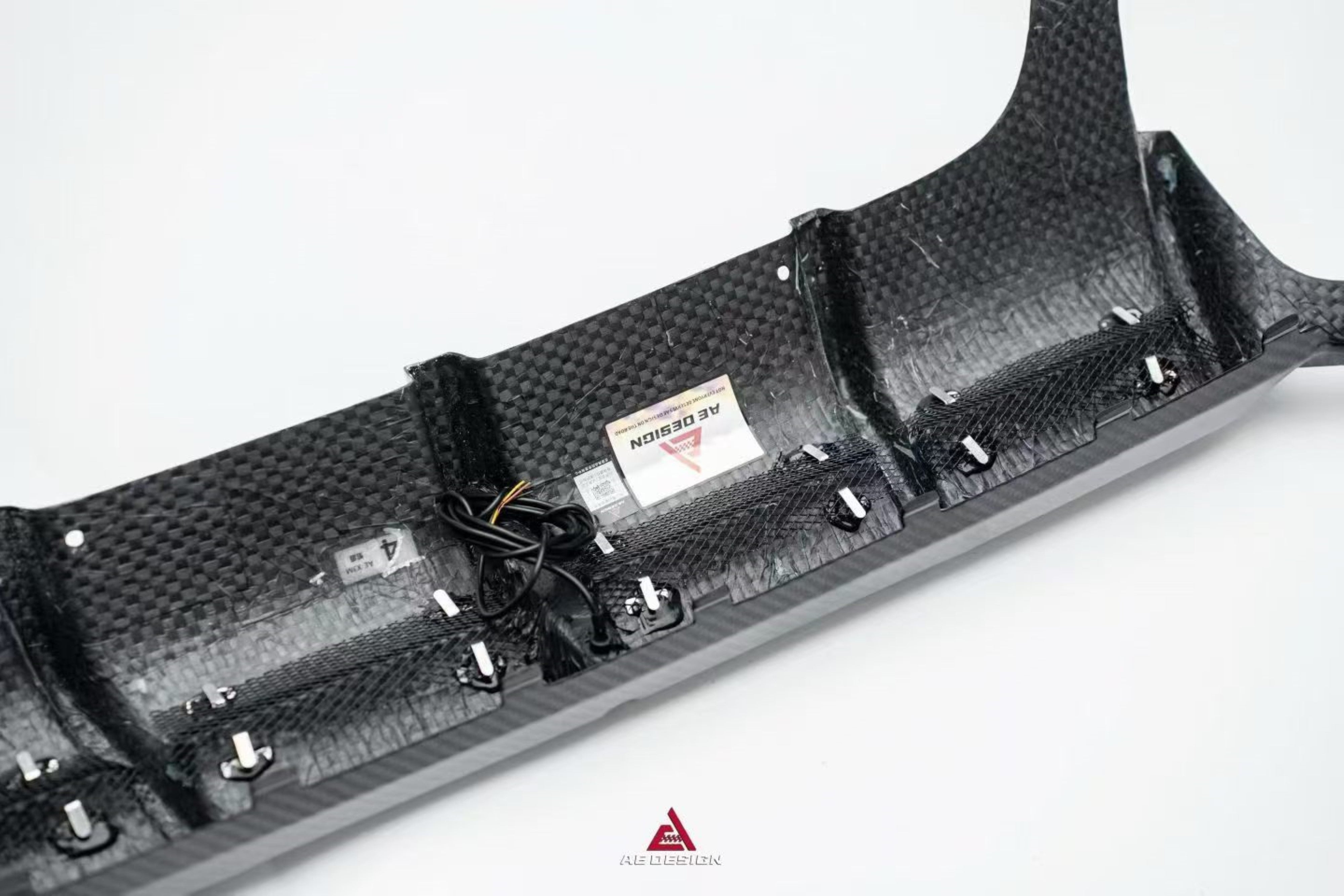 BMW X3M X3MC F97 (Fits Both Pre-LCI & LCI) 2019 2020 2021 2022 2023 2024 with Aftermarket Parts - ART V3 Rear Diffuser Dry Pre-preg Carbon Fiber from ArmorExtend