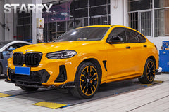 BMW X3 s/x Drive 30i (with M-Package Bumper) & M40i G01 LCI 2022 2023 2024 & X4 xDrive 30i (with M-Package Bumper) & M40i G02 LCI 2022 2023 2024?with Aftermarket Parts - Plustic Style Front Lip ABS from?ArmorExtend