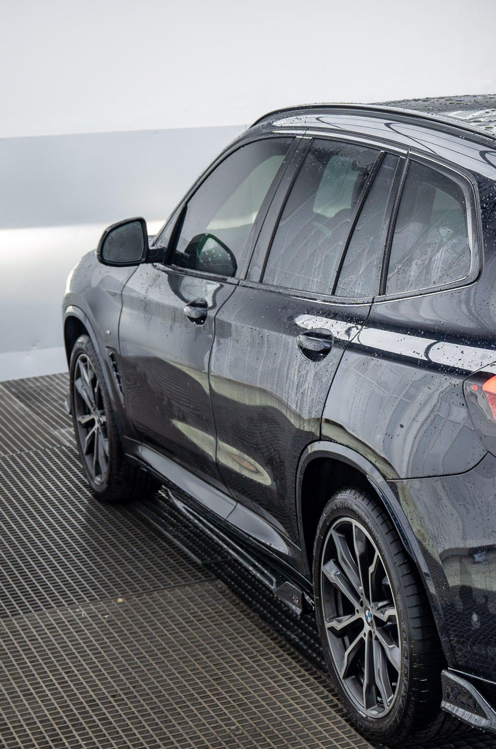 BMW X3 G01 & X4 G02 s/x Drive 30i M40i & X3M F97 & X4M F98 2019 2020 2021 2022 2023 2024 (Fits Both Pre-LCI & LCI) with Aftermarket Parts - Plustic Style Side Skirts ABS from?ArmorExtend?