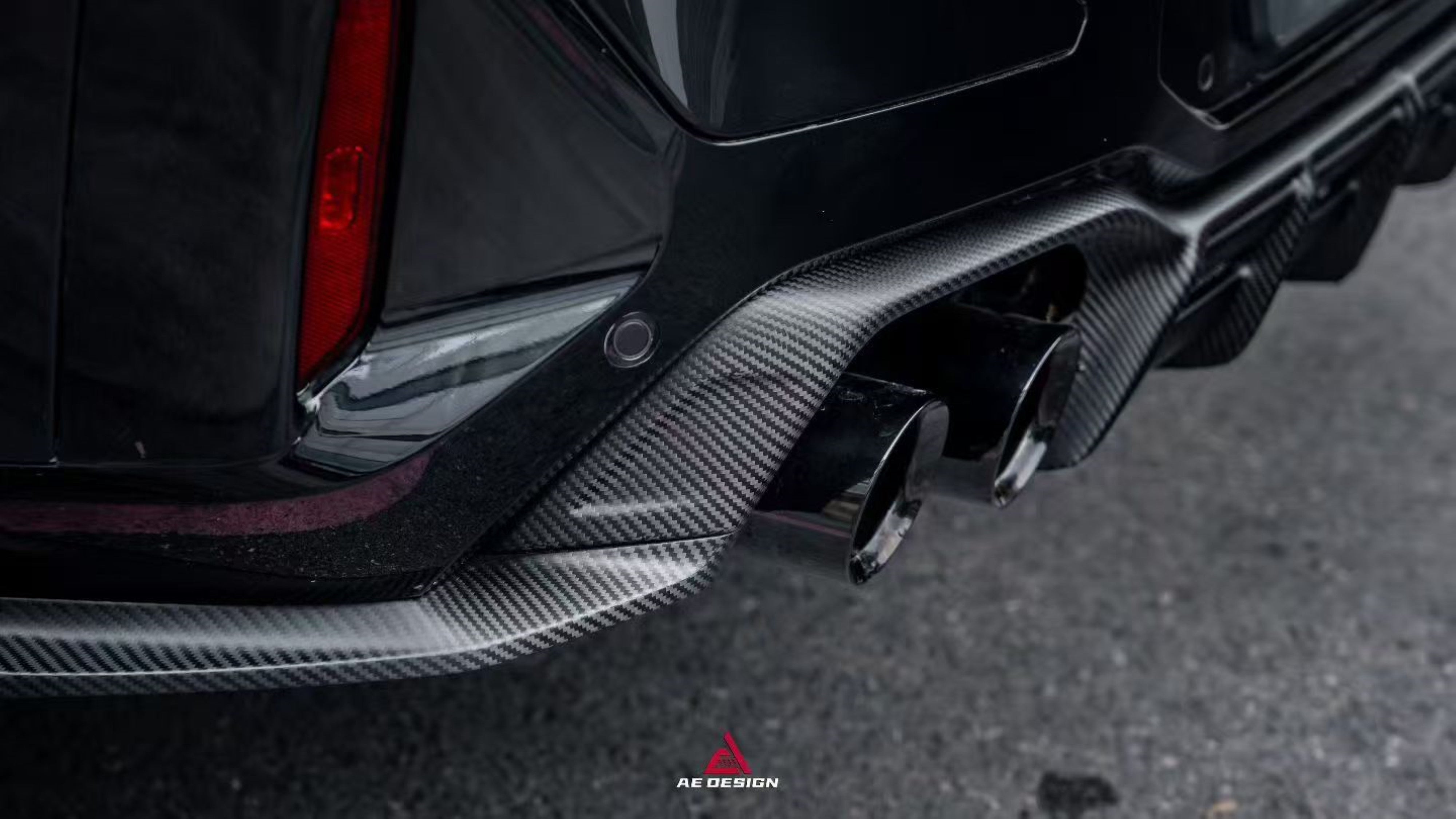BMW X4M X4MC F98 (Fits Both Pre-LCI & LCI) 2019 2020 2021 2022 2023 2024 2025 with Aftermarket Parts - ART V2 Rear Diffuser Dry Pre-preg Carbon from ArmorExtend