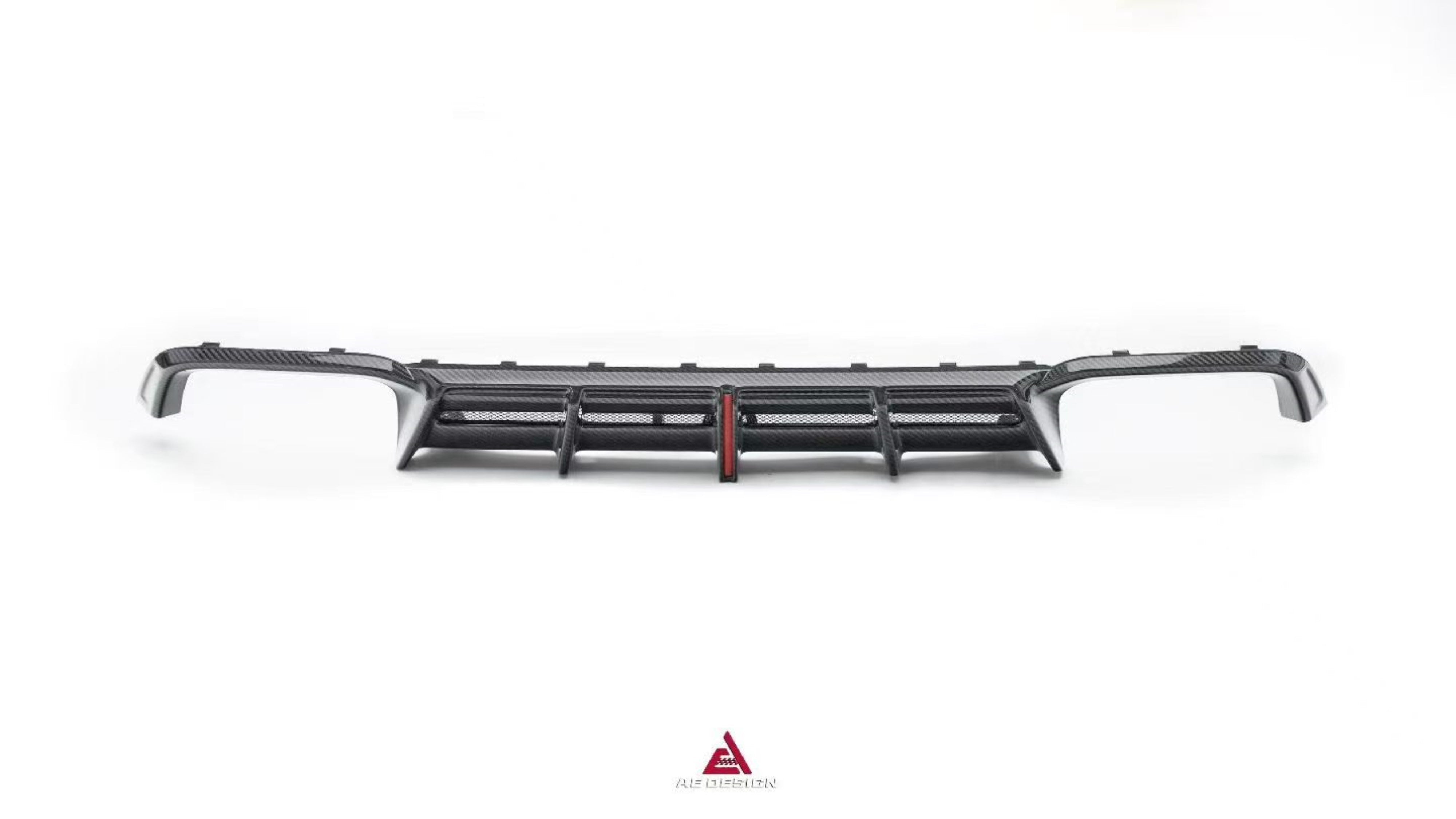 BMW X4M X4MC F98 (Fits Both Pre-LCI & LCI) 2019 2020 2021 2022 2023 2024 2025 with Aftermarket Parts - ART V2 Rear Diffuser Dry Pre-preg Carbon from ArmorExtend