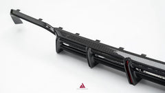 BMW X4M X4MC F98 (Fits Both Pre-LCI & LCI) 2019 2020 2021 2022 2023 2024 2025 with Aftermarket Parts - ART V2 Rear Diffuser Dry Pre-preg Carbon from ArmorExtend