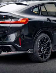 BMW X4M X4MC F98 (Fits Both Pre-LCI & LCI) 2019 2020 2021 2022 2023 2024 2025 with Aftermarket Parts - ART V2 Rear Canards Dry Pre-preg Carbon from ArmorExtend