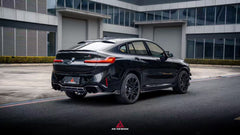 BMW X4M X4MC F98 (Fits Both Pre-LCI & LCI) 2019 2020 2021 2022 2023 2024 2025 with Aftermarket Parts - ART V2 Rear Canards Dry Pre-preg Carbon from ArmorExtend