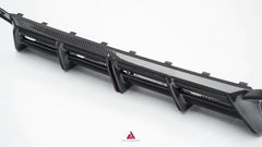 BMW X4M X4MC F98 (Fits Both Pre-LCI & LCI) 2019 2020 2021 2022 2023 2024 2025 with Aftermarket Parts - ART V2 Rear Diffuser Dry Pre-preg Carbon from ArmorExtend