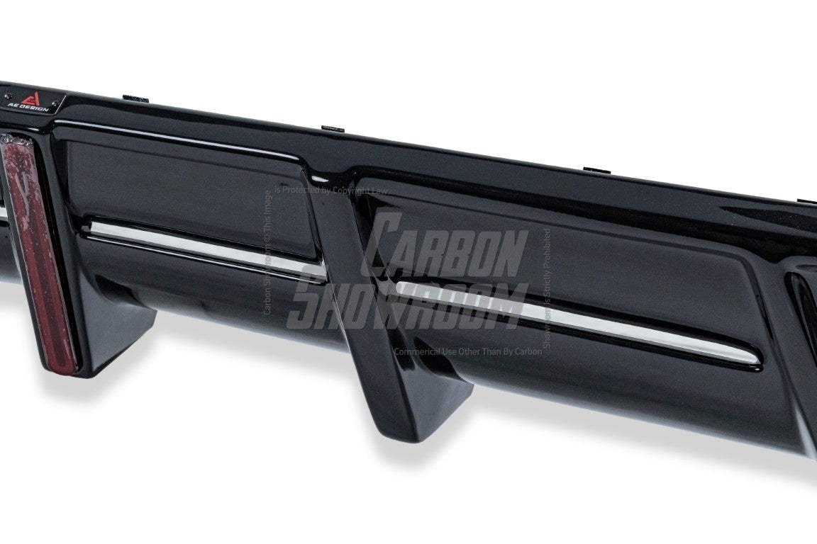 BMW X5 G05 M50i X/S Drive 40i (with M-Package) (Fits Both Pre-LCI & LCI) 2019 2020 2021 2022 2023 2024 with Aftermarket Parts -?AE Style?Rear Diffuser & Canards PP from?ArmorExtend