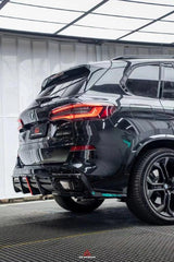 BMW X5 G05 M50i X/S Drive 40i (with M-Package) (Fits Both Pre-LCI & LCI) 2019 2020 2021 2022 2023 2024 with Aftermarket Parts - AE Style Rear Diffuser & Canards PP from ArmorExtend