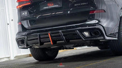 BMW X5 G05 M50i X/S Drive 40i (with M-Package) (Fits Both Pre-LCI & LCI) 2019 2020 2021 2022 2023 2024 with Aftermarket Parts - AE Style Rear Diffuser & Canards PP from ArmorExtend