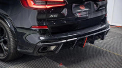 BMW X5 G05 M50i X/S Drive 40i (with M-Package) (Fits Both Pre-LCI & LCI) 2019 2020 2021 2022 2023 2024 with Aftermarket Parts - AE Style Rear Diffuser & Canards PP from ArmorExtend