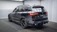 BMW X5 G05 M50i X/S Drive 40i (with M-Package) (Fits Both Pre-LCI & LCI) 2019 2020 2021 2022 2023 2024 with Aftermarket Parts - AE Style Rear Diffuser & Canards PP from ArmorExtend